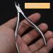 Airfish Stainless Steel Cuticle Pushers Cuticle Nippers Set Professional Cuticle Trimmer Perfect Nail Care Tool(Silver) - Buy Online on SooperMarket.com