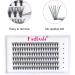 Fadlash Cluster Individual Eyelash Extensions 20D-0.10-D | 8-15mm Mixed Length | Self-Application DIY Lashes - Buy Online on SooperMarket.com