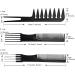 10PCS Black Hair Comb Set - Professional Salon Styling Comb for Women Men Kids | Anti-Static Barbers Brush Combs - Buy Online on SooperMarket.com