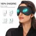 Haskirky Light Blocking Eye Mask - Adjustable Men and Women Travel, Yoga, Meditation - Black Cat Eyes Design for Office Deep Sleep Comfort - Buy Online on SooperMarket.com