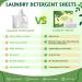 YOGINGO Eco-Friendly Laundry Detergent Sheets - 90 Sheets 180 Loads | Liquid-Less Technology for Travel | Plastic-Free Laundry Soap - Buy Online on SooperMarket.com