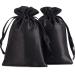 BeiLaad 4X6" Satin Gift Bags (Black)