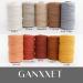 GANXXET Bay Leaf Color Macrame Cotton Cord 2mm 3 ply Recycled | 480 Feet / 160 Yards | DIY Macrame and Crafts Cord for Wall Hangings, Plant Hangers, Coasters - Buy Online on SooperMarket.com