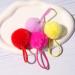 SUSULU Faux Rabbit Fur Pompom Hair Ties - 12pcs Yellow Scrunchies for Women - Buy Online on SooperMarket.com