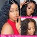 26 Transparent Lace Front Water Wave Wig - Brazilian Virgin Hair, Glueless Curly Wigs - Buy Online on SooperMarket.com