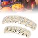 Hip Hop Teeth Set Teeth Protection Hip Hop Teeth Brace for Halloween Party for Hip Hop Fashion Shows for Birthday(gold) - Buy Online on SooperMarket.com