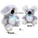 Toyland 30 cm Peekaboo Koala Plush Toy | Animated Singing Toy with Movable Ears | Perfect for Development - Buy Online on SooperMarket.com