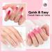 Saviland French Manicure Kit: White French Gel Nail Polish Fast French Tips Guide Stickers Complete French Tip Tool Easy French Nail Brush Home Beginners French Nails 8B-French Manicure Nail Kit2 - Buy Online on SooperMarket.com