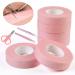 Vaktop Lash Tape Set - 6 Rolls with Tweezers & Scissors for Eyelash Extensions | Breathable & Stylish Pink Lash Tape (0.5 inch x 10 Yards) - Buy Online on SooperMarket.com