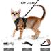 SOKANA Cat Harness and Lead Set for Walking Escape Proof - Lightweight Secure Kitten Harness and Lead Set also for Dogs Puppy Pet Small Size | Black - Buy Online on SooperMarket.com