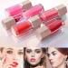 Yeweian Soft Cream Blush Makeup - Tomato Red | Lightweight & Long Lasting Dewy Liquid Blush - Buy Online on SooperMarket.com