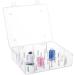 New brothread Tall and Clear Storage Box/Organizer for Holding 30 Spools Home Embroidery & Cotton Thread Spool Compatible with Tall Thread Spool from Isacord/Floriani/Madeira/Glide/RA/ConnectingThread 1X30