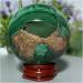 Natural Crystal Rough Natural Sphere Green Malachite Crystal Ball Natural Geode Hand Polished Specimen Reiki Gift Stone Home Decoration 1pc 350-370g - Buy Online on SooperMarket.com