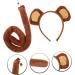 minkissy 1 Set zoo animal headband fabric monkeys monkey ear hair hoop headbands tails - Buy Online on SooperMarket.com