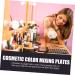Buy 2 Sets Acrylic Powder Chassis Color Mixing Plates - Essential Makeup Mixing Trays for Women | Foundation Palette & Lipstick Tools - Buy Online on SooperMarket.com