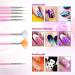 50-Piece Gel Nails Accessories Kit: Nail Art Brushes Foil Stickers Manicure Tapes & More International Shipping Available - Buy Online on SooperMarket.com
