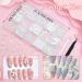 RODAKY 1000PCS Nail Charms - 3D Bows Hearts & Butterflies | Assorted Nail Art Decorations & Flatback Pearl Beads for DIY Manicure - Buy Online on SooperMarket.com