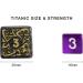 Wiz Dice Titan: Polyhedral Large Dice Set for RPG Games - Includes Wooden Dice Box - DND Jumbo Dice Set - Perfect for Dungeons and Dragons Adventure by Dungeon Master Nyx - Buy Online on SooperMarket.com
