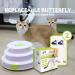 All for Paws 2 in 1 Interactive Cat Tower Butterfly Toy - Automatic Flutter Bug & Ball Track Kit for Smart Kittens - Engaging 360 Rotating Cat Toy - Buy Online on SooperMarket.com