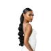 Sensationnel Lulu Pony tail drawstring - high heat synthetic yaki pony tail or up do hair extension wig piece - Kara (1B)