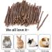 Natural Apple Sticks Treats for Small Animals - Chew Toys for Chinchilla, Guinea Pigs, Hamsters - 10.5 oz Pack - Buy Online on SooperMarket.com