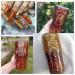 Holographic Fall Maple Leaf Glitter Sequins for Nail Art - Red, Yellow, Orange 3D Metallic Design - Buy Online on SooperMarket.com