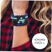 Healvian 12 Pcs Volcanic Stone Bracelet Set - Anti Nausea & Motion Sickness Jewelry for Women - Obsidian Magnetic Therapy Anklet & Wrist Chain - Assorted Colors - Buy Online on SooperMarket.com