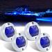 Boaton Boat LED Night Fishing Lights, Courtesy Lights, Deck Lights, Marine Boat Led Lights, Boat Interior Lights, Yacht Lights For Pontoon Boat, Bass Boat, Yacht Blue