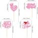 Cyodoos 24 Pcs Happy Mothers Day Cupcake Toppers Glitter Cake Toppers Cupcake superman Thank you Mom Happy Birthday Party Supplies Decorations Pink - Buy Online on SooperMarket.com