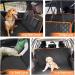Waterproof Dog Car Seat Cover | Scratchproof Pet Hammock with Side Flaps | Washable Nonslip Backseat Protector for Cars, Trucks, SUVs - Grey - Buy Online on SooperMarket.com