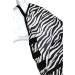 Marengos Zebra Fly Outdoor Ceiling Blanket | Insect Protection | Saddle Cutout & Neck Part | Fine-Meshed Design | Black & White | 125 cm - Buy Online on SooperMarket.com