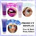 Mermaid Sequins Holographic Face Glitter Gel - Festival Makeup for Face, Body, and Hair - Buy Online on SooperMarket.com