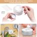 Veuwolm 30-Piece Aluminum Cocks Set - Travel Cream Boxes with 72 Round Stickers Empty Lip Balm Cans for Cosmetics 15ml Silver - Buy Online on SooperMarket.com
