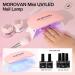 Morovan Acrylic Nail Set - Complete Starter Kit with Acrylic Powder Nail Lamp Drill & 4 UV Polish Colors for Beginners - Buy Online on SooperMarket.com