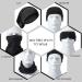 SATINIOR 6-Piece Spandex Dreadlock Caps Unisex Elastic Bands for Long Hair Dreads in Dark Colors - Buy Online on SooperMarket.com