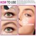YFulfill Eyebrow Stamp and Eyebrow Stencil Kit for Perfect Eyebrow Makeup Easy-to-Use Waterproof and Natural Look Includes Spoolie and 10pcs Eyebrow Stencils (Brown) - Buy Online on SooperMarket.com