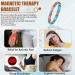 EnerCoppeX Copper Magnetic Bracelet for Women - Turquoise Jewelry with 3500 Gauss Magnet (COB-0167) - Buy Online on SooperMarket.com