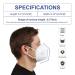 KN95 Face Masks 50 Pack - 10 Colors, Disposable 5-Layer Breathable Dust Mask for Men Women with Elastic Earloop & Nose Bridge Clip - 95% Filter Efficiency - Buy Online on SooperMarket.com