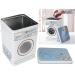 Large Capacity Laundry Powder Detergent Container the Washing Machine Design Metal Powder Box for Storing Washing Tablets Blue - Buy Online on SooperMarket.com