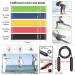23 Pack Resistance Bands Set with Core Sliders, Door Anchor, Handles, Ankle Straps, Carry Bag, Cooling Towel, Wrist Wraps - Buy Online on SooperMarket.com