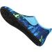 Centipede Demon Kids Water Shoes | Quick Dry Aqua Socks for Beach & Swim | Dark & Light Blue | Size 1-2 Little Kid - Buy Online on SooperMarket.com