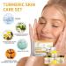 Funnaura Turmeric Glow Combo Skin Care Set with Scrub Butter and Face Wash Exfoliating Clears Blackheads - Buy Online on SooperMarket.com