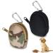 Pinenuts Small Dog Treat Bag 2 Pack Dog Training Treats Pouch Pet Puppy Dog Walking Bags Pocket with Mezzanine and Carabiner