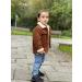 Volunboy Toddler Corduroy Sherpa Jacket | Warm Fleece Lining | Button Down Coat for Baby Boys/Girls 3-4 Years - Brown - Buy Online on SooperMarket.com