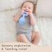 Smarbore Silicone Baby Teething Toy for Babies 0-12 Months - Nude Green Rattle & Teether for Sensory Exploration and Pain Relief - Buy Online on SooperMarket.com