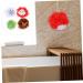 Angoily 4pcs Bath Flower Puff - Travel Loofah & Body Scrub Sponge Set for Festive Showers - Perfect Christmas Travel Accessories - Buy Online on SooperMarket.com