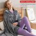 Plplaaoo Electric Heated Under Bed Blanket - USB Operated Thermal Cushion 5V 3 Adjustable Levels Fast Warming 150x85 cm - Perfect for Office & Overnight Use - Buy Online on SooperMarket.com