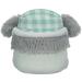 Squishmallows Original 7.5-Inch Evita the Grey Bigfoot Plush with Trapper Hat - Small Ultrasoft Toy - Buy Online on SooperMarket.com