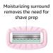 Amazon Basics Women's 4 Blade Razor Kit - Fits Amazon Basics & Venus Handles, Moisturizing Surround, Includes 1 Handle, 2 Cartridges, Shower Hanger - 2 Refills Included - Buy Online on SooperMarket.com
