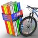 Guscase spoke reflectors Bicycle I 360 Visibility I reflectors Bicycle I Alternative to cat eyes bicycle i bike reflectors I bike accessories simple assembly five colors 72 pieces